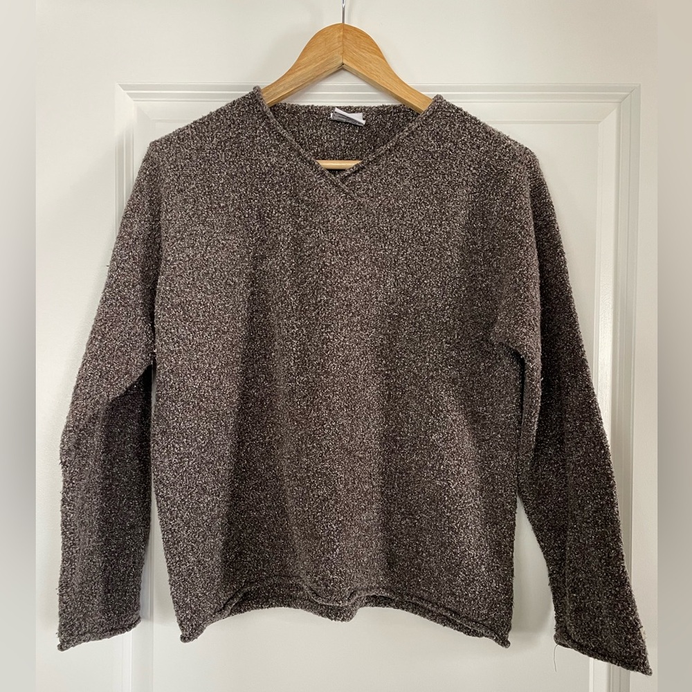 Women’s Columbia Brown/Purple v neck Sweater